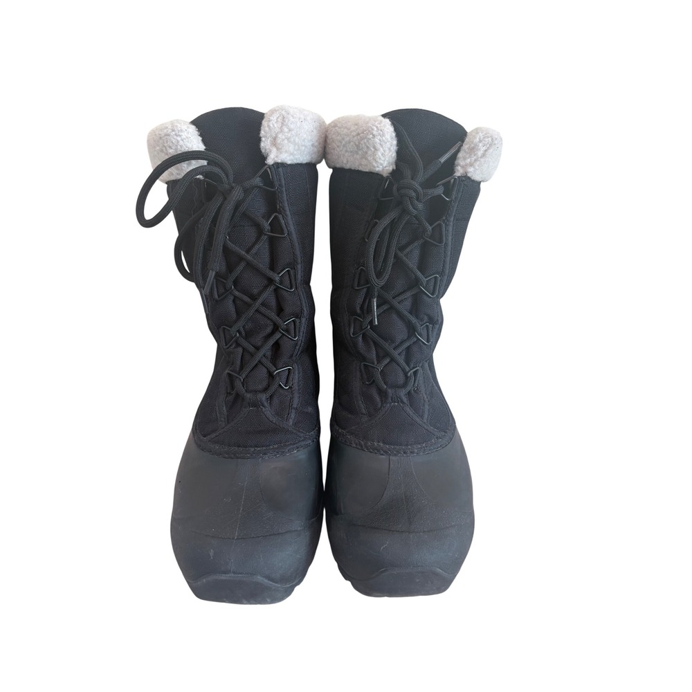SOREL Cumberland Black Insulated Snow Winter Boots Size 8‎ Shearling Lace Up
